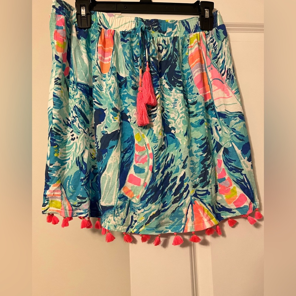 Lilly Pulitzer Skirt Sailboats